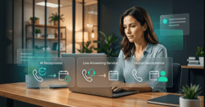 Human vs AI Receptionists: When Does a Real Voice Still Win?