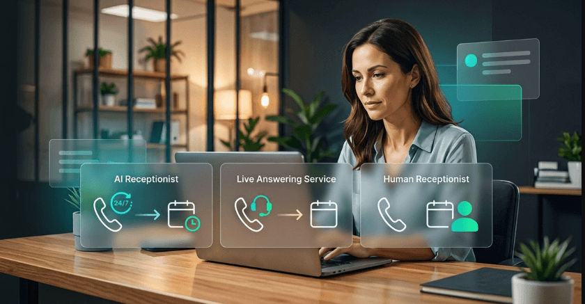 Human vs AI Receptionists: When Does a Real Voice Still Win?